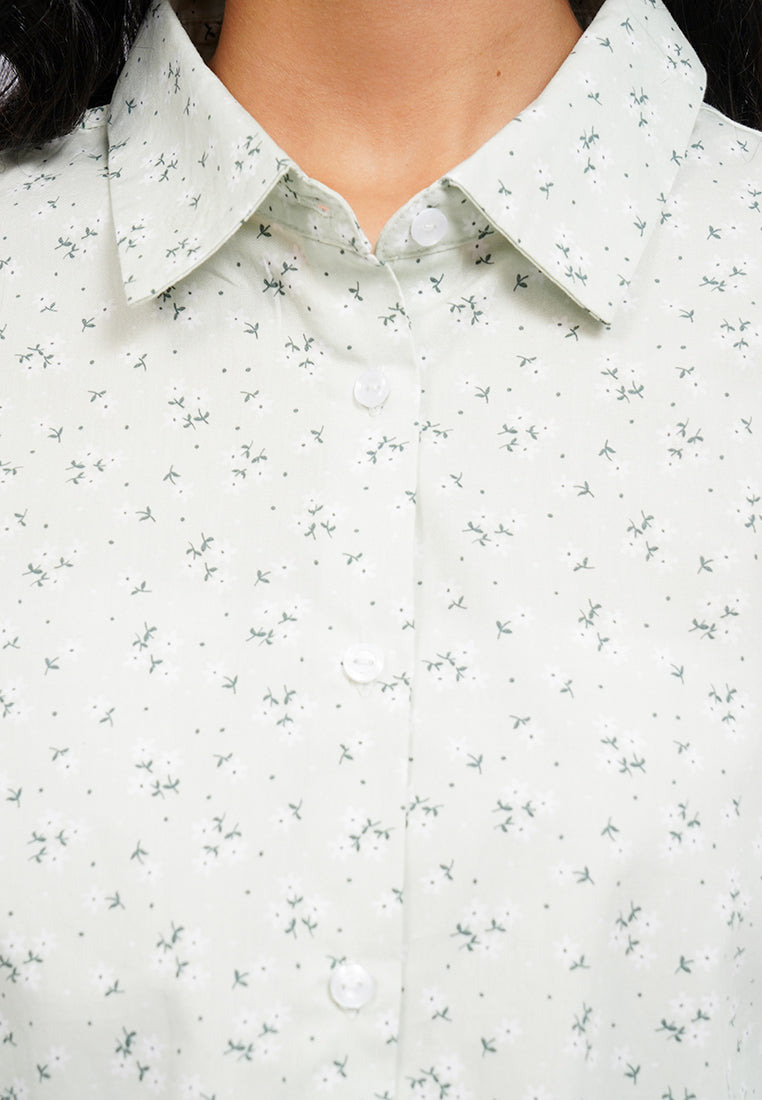 Printed Voluminous Blouse