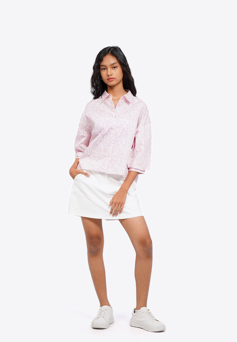 Printed Voluminous Blouse