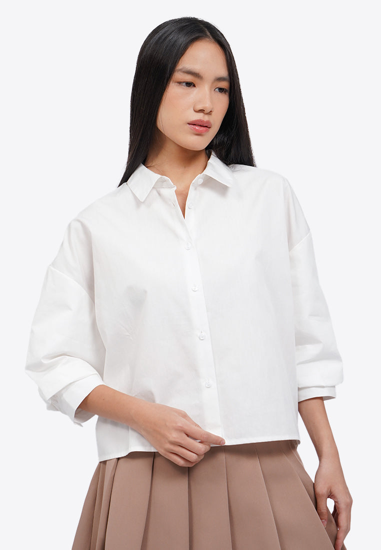 Balloon Sleeves Blouse