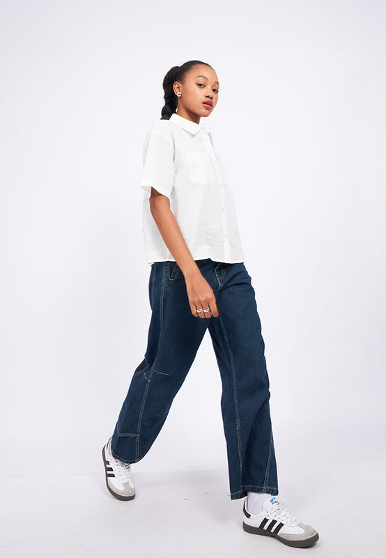 Seersucker Short Sleeve Shirt