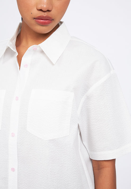Seersucker Short Sleeve Shirt