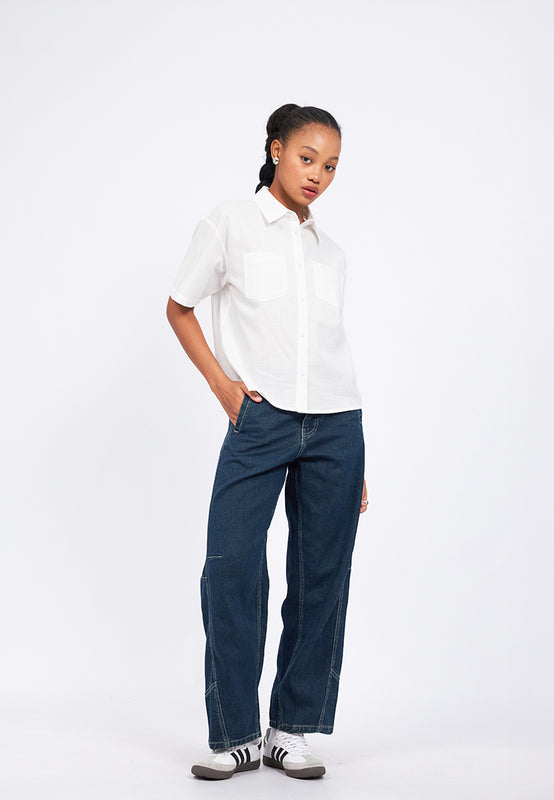 Seersucker Short Sleeve Shirt