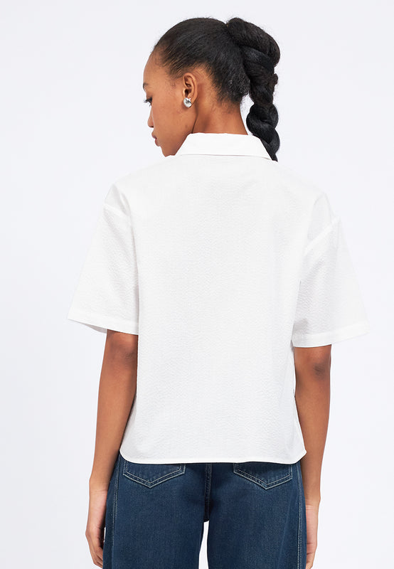 Seersucker Short Sleeve Shirt