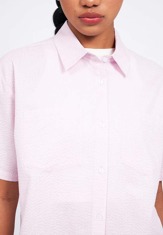 Seersucker Short Sleeve Shirt