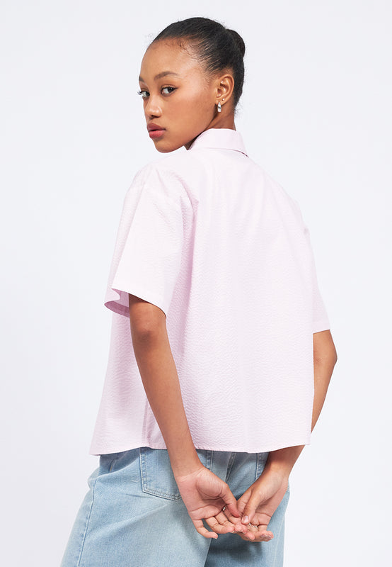 Seersucker Short Sleeve Shirt