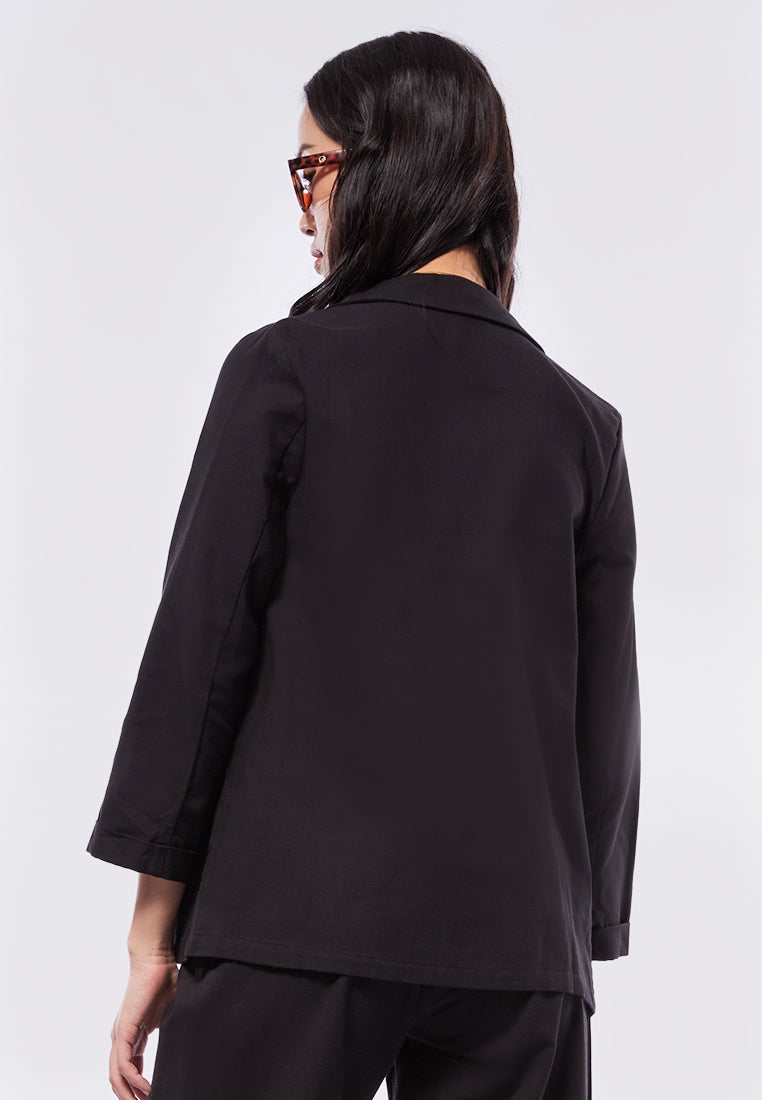 Rustic Open Blazer