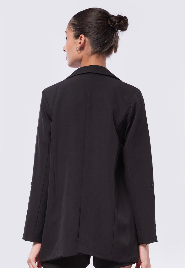 Rolled Up Sleeves Blazer