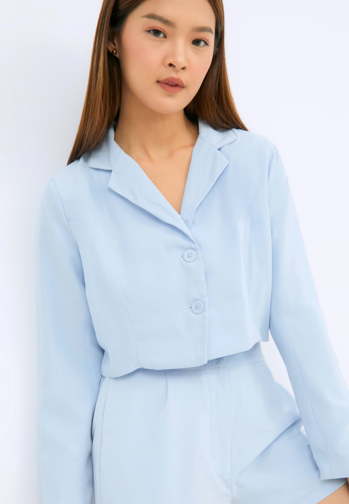 Long Sleeve Crop Blazer