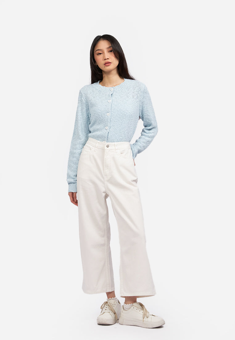 High Waist Loose Flare Pants