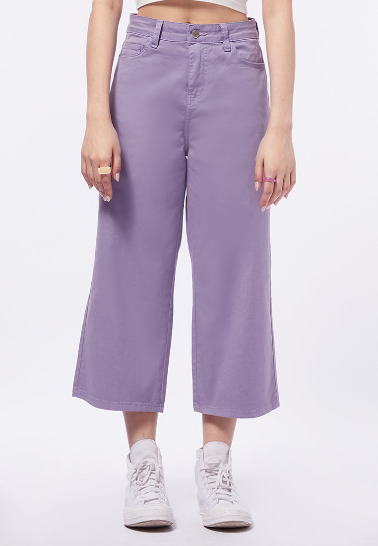 Tapered Fit Denim Cullote
