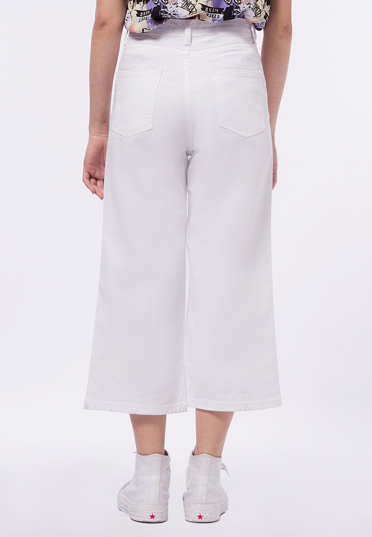 Tapered Fit Denim Cullote