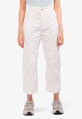 Creased Denim Cullotes Off White