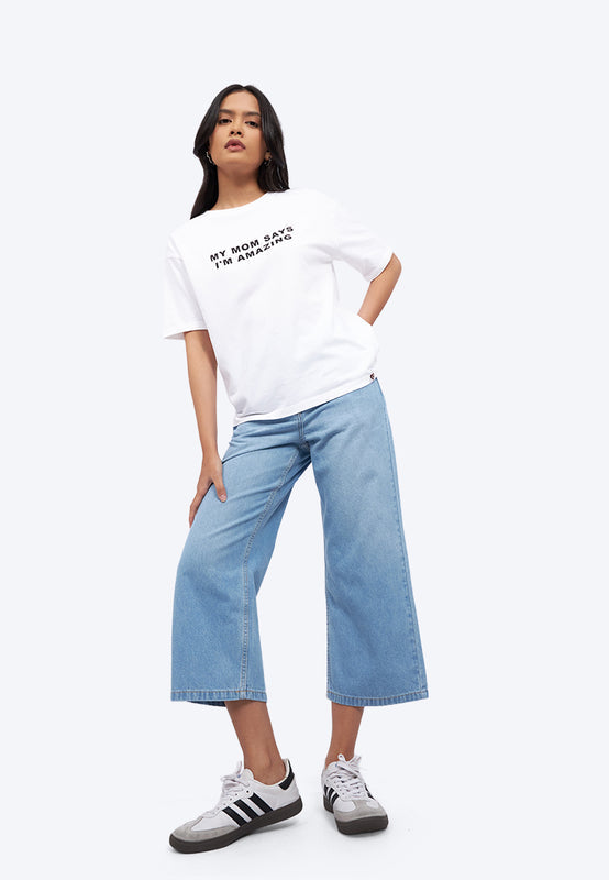 Culotte Denim Pants