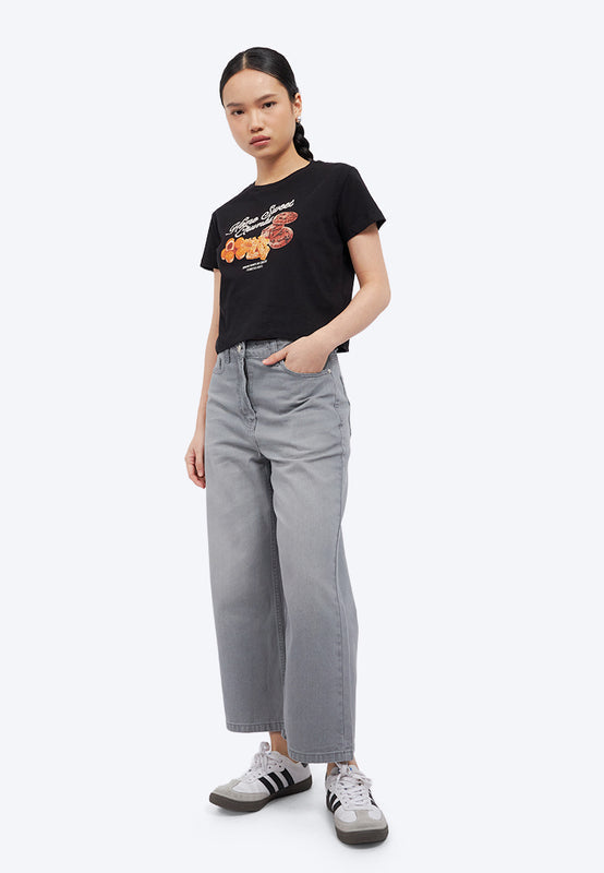 Culotte Denim Pants