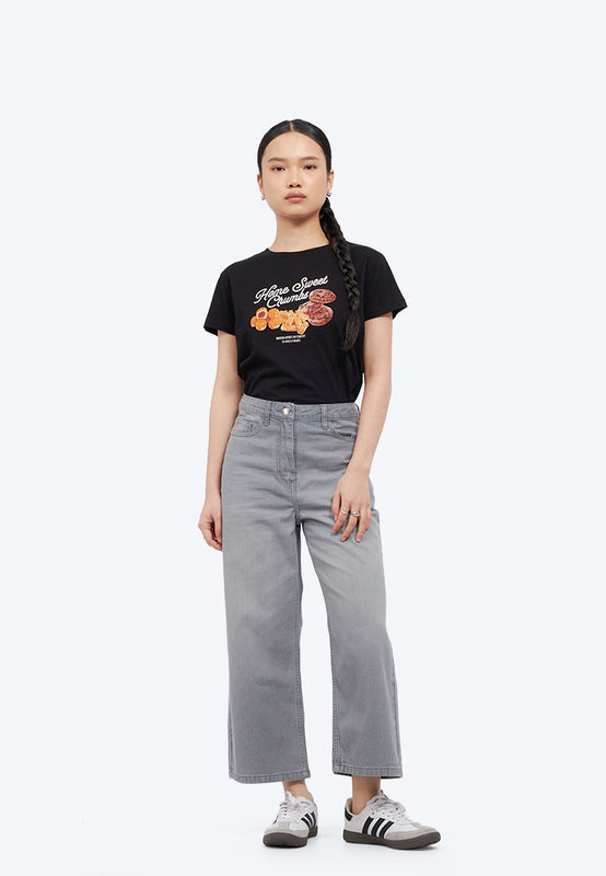 Culotte Denim Pants