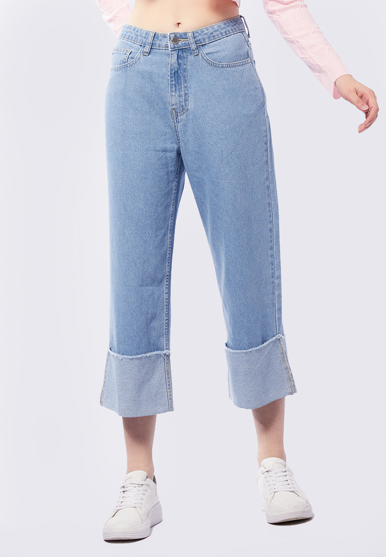 Regular Fit Denim Cullote