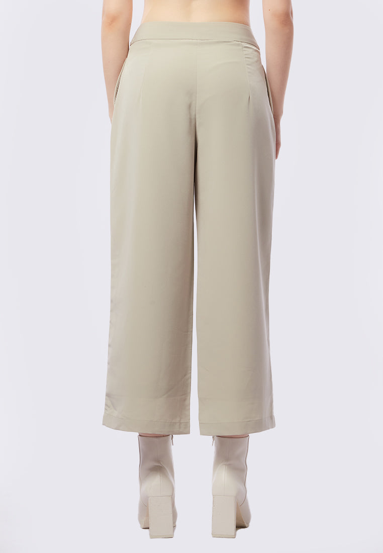 Double Button Culotte Pants