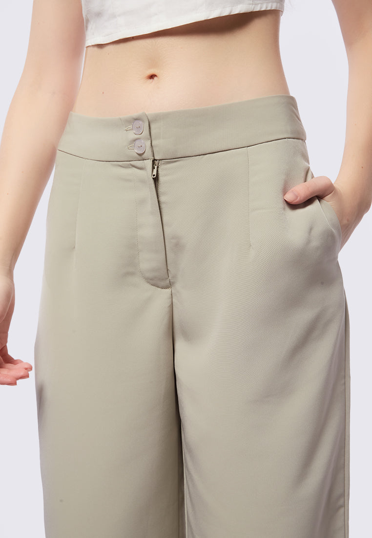 Double Button Culotte Pants