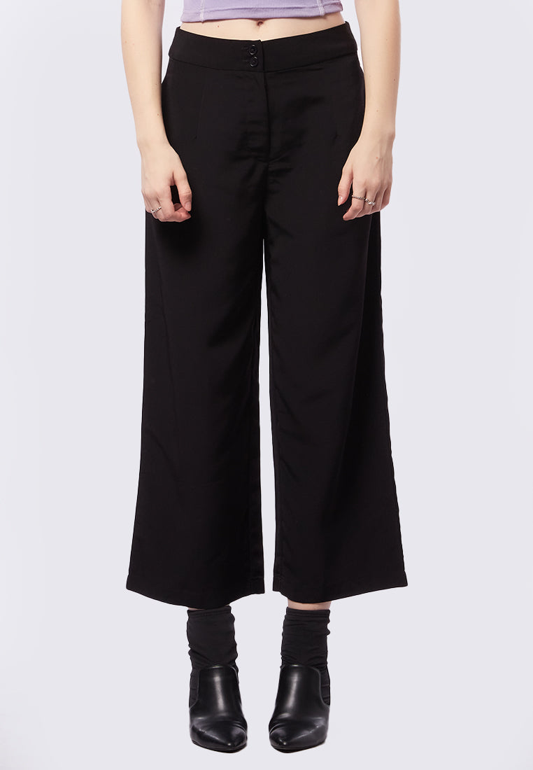 Double Button Culotte Pants