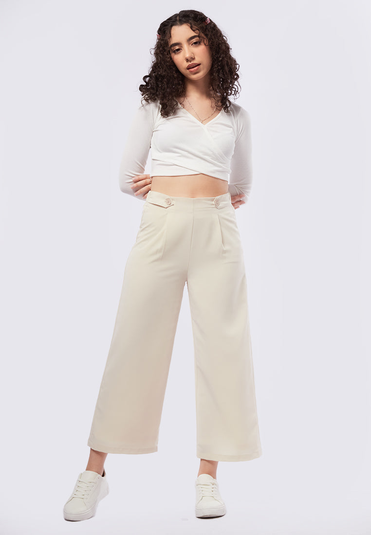Cullotes With Button Details