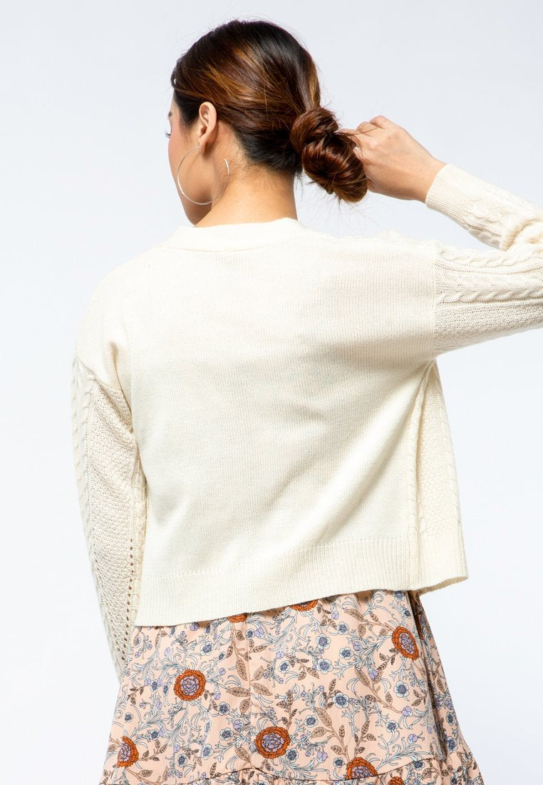 Crop Knit Cardigan