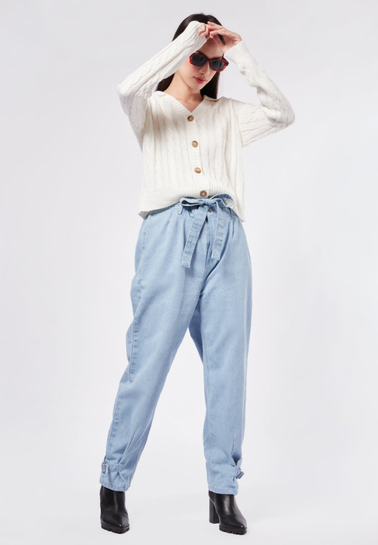 Cardigan with Polo Collar