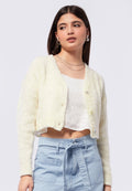 Furry Long Sleeve Cardigan