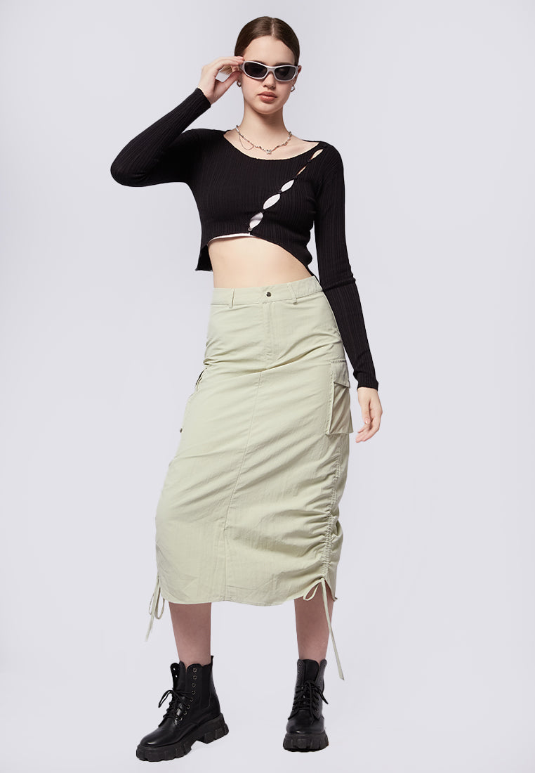 Asymmetrical Cut Out Top