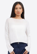 Long Sleeve Textured Knit Sweater