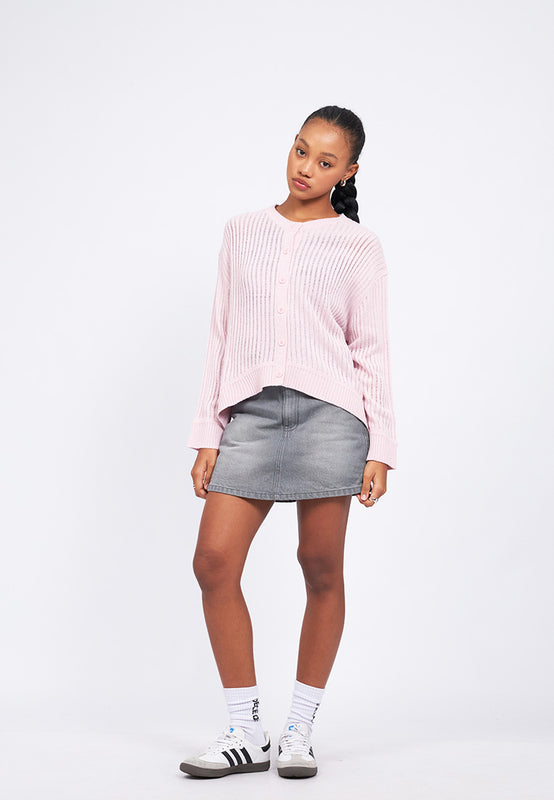 Oversized Textured Cardigan