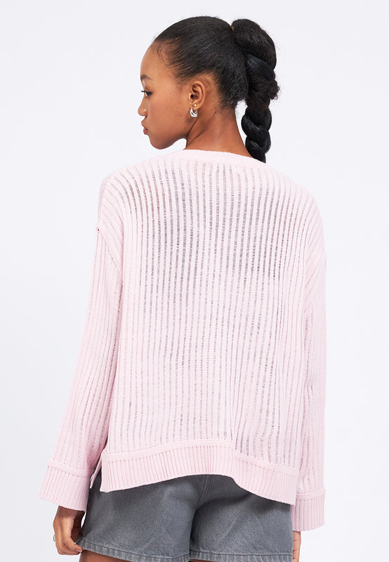Oversized Textured Cardigan
