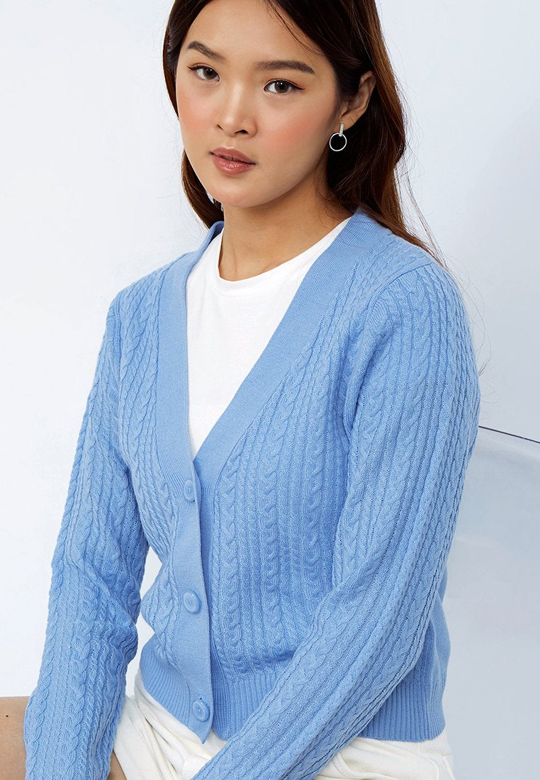 Textured Knit Cardigan