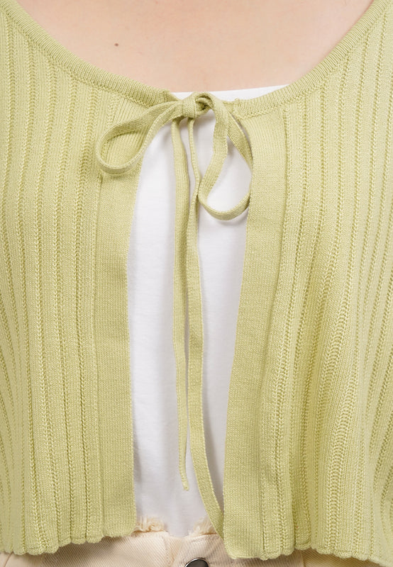 Tied Up Long Sleeve Cardigan
