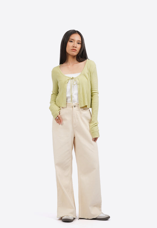 Tied Up Long Sleeve Cardigan