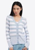 Long Sleeve Striped Cardigan