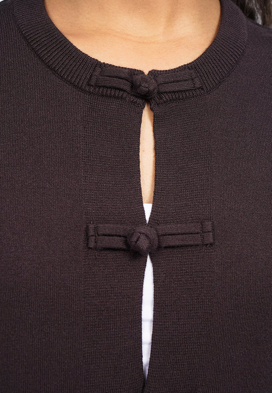 Oversized Cheongsam Cardigan