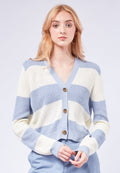 Chunky Striped Cardigan