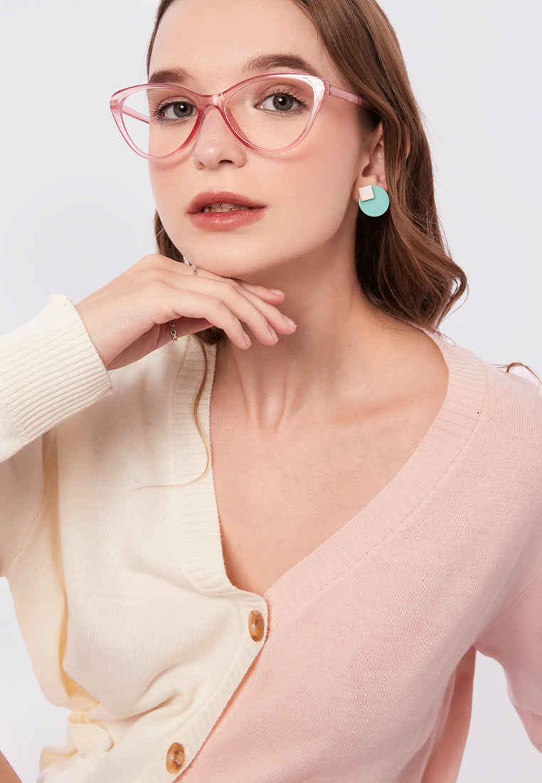 Colorblock Slouchy Knit Cardigan