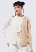 Colorblock Slouchy Cardigan