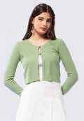 Long Sleeve Chain Cardigan