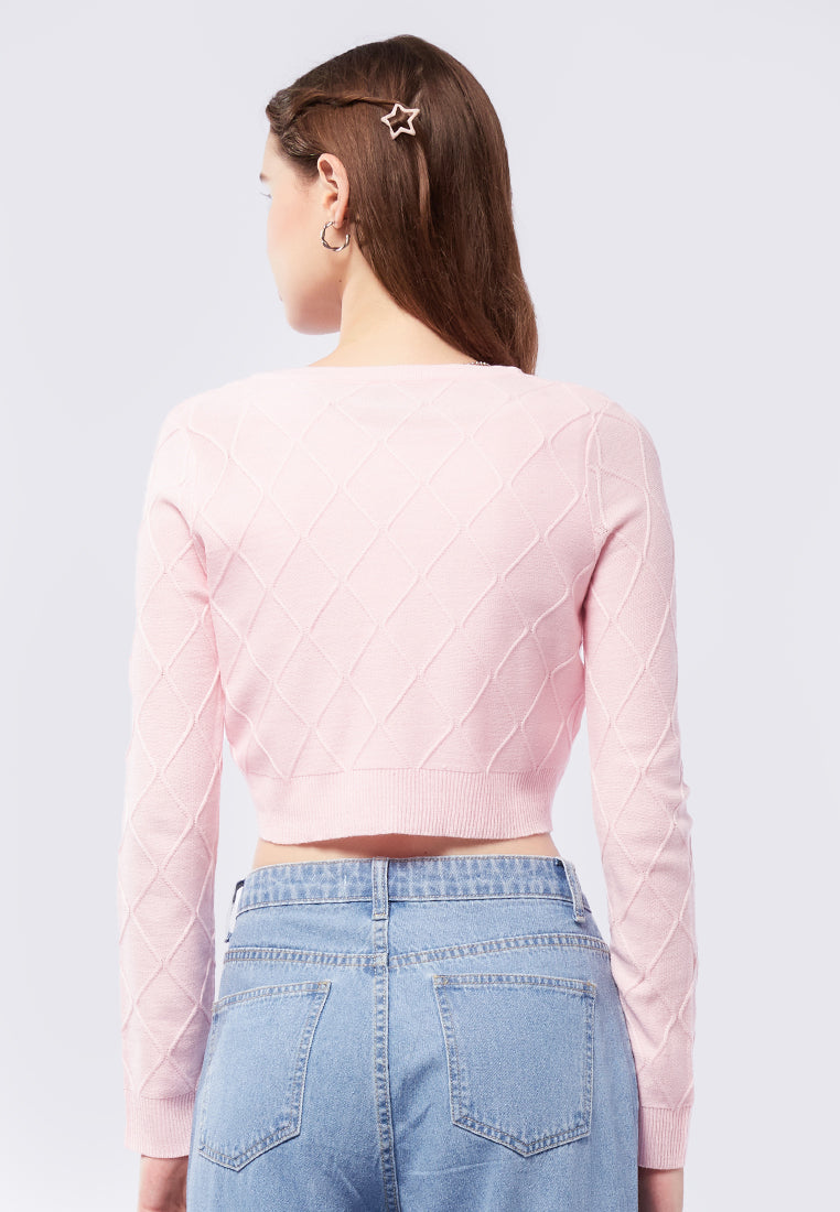 Long Sleeve Chain Cardigan