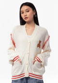 Contrast Stitch Cardigan
