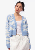 Printed Long Sleeve Cardigan