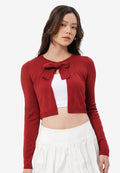 Ribbon Long Sleeve Cardigan