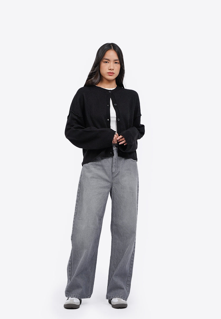 Long Sleeve Brushed Cardigan
