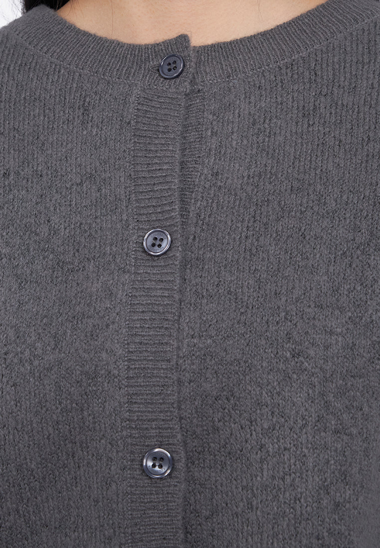 Long Sleeve Brushed Cardigan