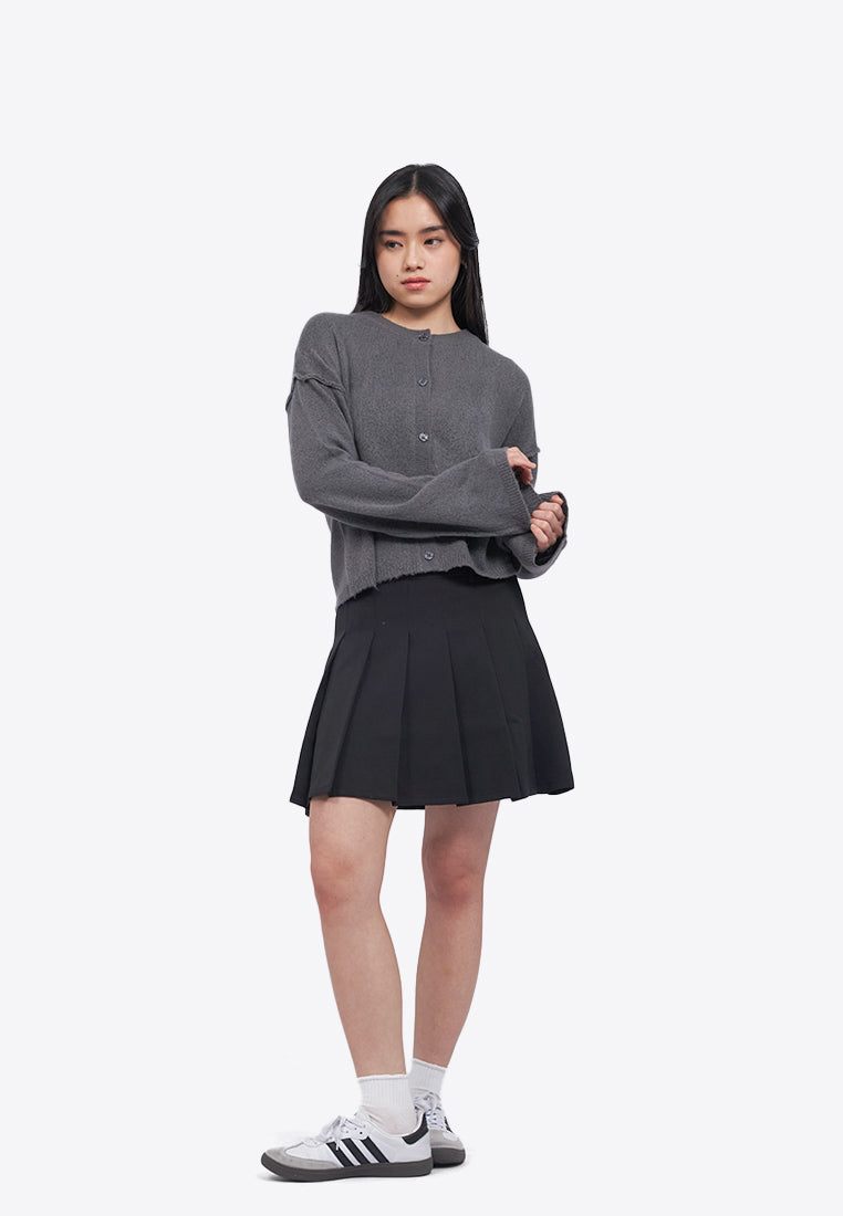 Long Sleeve Brushed Cardigan