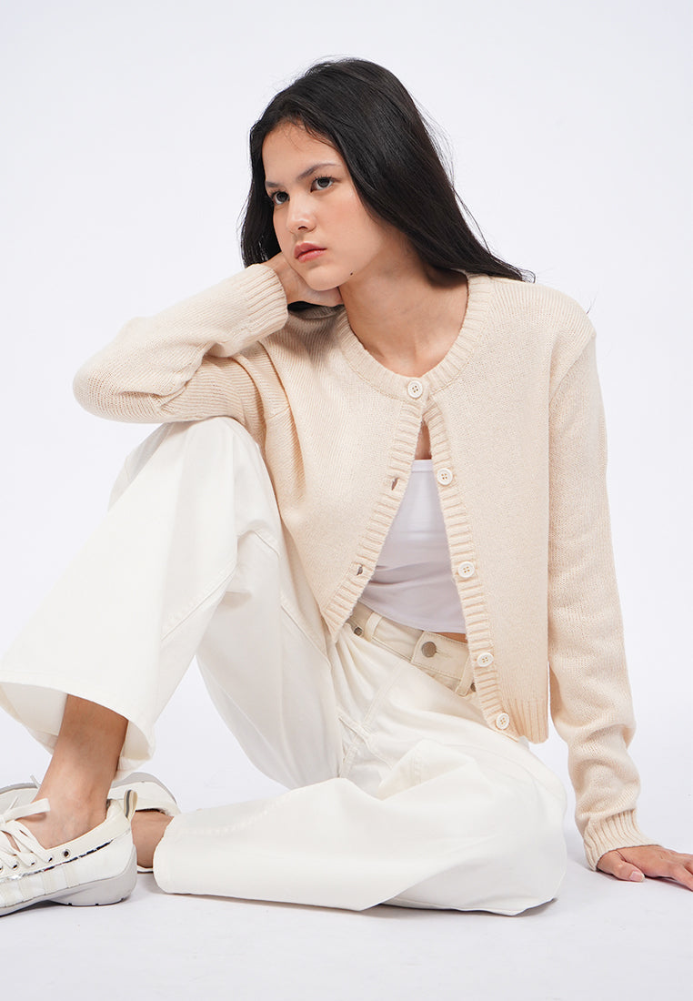Buttoned Up Long Sleeve Cardigan