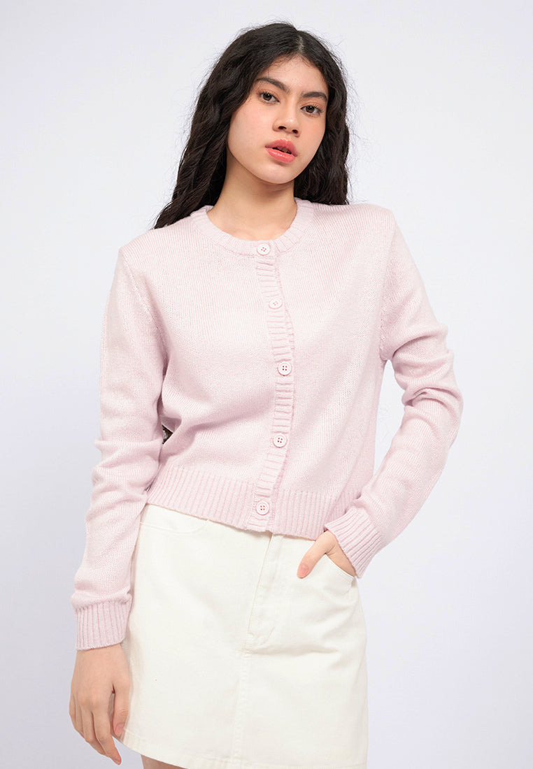 Buttoned Up Long Sleeve Cardigan