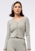 Rib Knit Cardigan